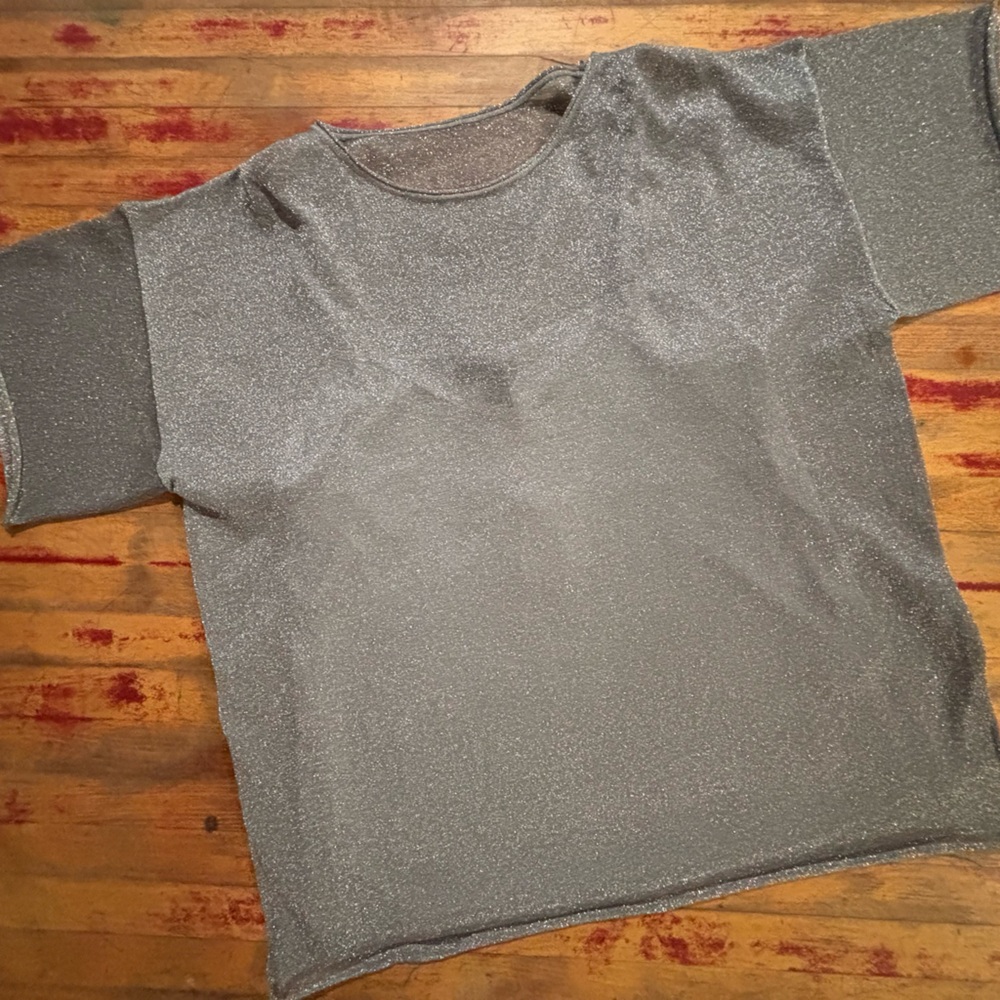 Elegant Gray Women's Crew Neck Sweater